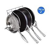 Rubbermaid Pan Organizer Rack, Titanium by Rubbermaid