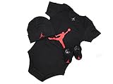(ジョーダンブランド) 【子供用】JORDAN BRAND 【AIR JORDAN JUMPMAN 3-PIECE INFANT SET/RED】 (0-6MONTHS(身長約60-70cm), ブラ