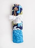 Baby Laundry Patterned Baby Blanket for Boys Girls - Dinosaur/Azure Bump Cuddle (13x18) by Baby Laun