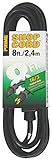 Prime Wire & Cable EC502608 8-Foot 16/3 SJTW Indoor and Outdoor Extension Cord, Black [並行輸入品]