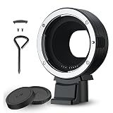 JJC EF-EOS M ドロップインフィルターマウントアダプター CPLフィルター + 可変式NDフィルター (ND3-ND500調整可能) 付き Canon EF/EF-Sレンズ→ EF-M マウント転換 Kiss M2 Kiss M EOS M200 M100 M6 Mark II / M6 M5 M3 M10 EOS M カメラ用 取り外し可能な1/4"-20ベース付き