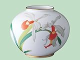 香蘭社 カトレア 花瓶 1258-NJ8