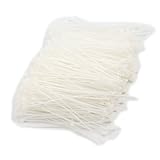 SODIAL(R)1000個白いプラスチックケーブルジップタイ締めラップ95mm x 2mm