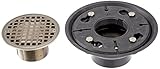 ジョーンズStephens d5001bn 2 x 3インチPVCシャワーDrainつや消しニッケルSpud Strainer