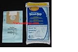 Riccar SL EnviroCare Vacuum Cleaner Bags/6 pack - Generic w/Dust Seal & Closure (RSLP-6)