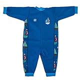 スプラッシュアバウト Splash About ベビー ウェットスーツ 保温機能 ウォームインワン ラッシュガード WIONSSP Warm in One Set Sail 男の子 女の子 紫外線対策