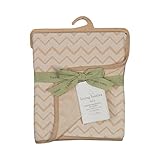 Living Textiles Organic Jersey Jacquard Wrap Blanket, Peaks by Living Textiles