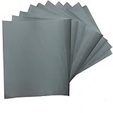 耐水ペーパー 耐水サンドペーパー 研磨紙 10枚セット 自動車修理、陶器 家具 工作 研磨掃除用 280×230mm (#2500 #3000 各5枚 計10枚)