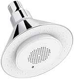 KOHLER K-9245-CP 2.5 GPM Moxie Showerhead and Wireless Speaker, Polished Chrome [並行輸入品]