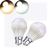 ILS - B22/E27 7W SMD 2835 Sound Light Sensor LED Globe Light Bulb 220-240V