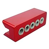 Baosity 90度　ドリルガイド　6mm/7mm/8mm/9mm/10mm　アングル　ドリルロケータ　ダウエル　治具　赤色