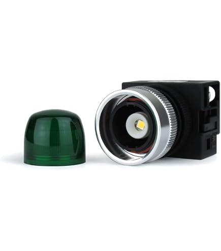 Amazon.co.jp: 富士電機 操作表示機器 角形表示灯 DP36形(LED照光) 長