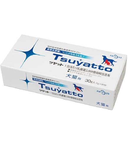 Amazon.co.jp: ツヤット 30包 1箱 ニチニチ製薬 ペット用乳酸菌