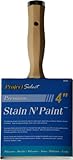 Linzer 3550 0600 ポリエステル/ブリストル ステインブラシ 6インチ 4-Inch Stain Brush 3550-4 1