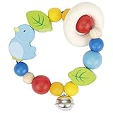 HEIMESS Wooden Elastic Bird touch Ring Baby Toy 736050 by Heimess