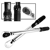 プロフェッショナルグレード1 / 2 30 – 150フィート重量ポンド自動調整可能なトルクレンチby Neiko Pro