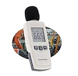 小型デジタル騒音計、軽量簡単操作、手軽に屋内外の騒音レベル測定やスピーカーのバランス調整などに便利、MAX/MIN/HOLD機能・日本語説明書付 [並行輸入品]