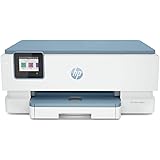 HP カラー プリンター HP ENVY Inspire 7221 2022年モデル インクジェット複合機 スマートフォン連携 スキャン 無線LAN 自動両面印刷 タッチスクリーン付 テレワーク サーフブルー(型番:31K15D0-AAAD)