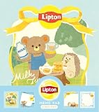 古川紙工 メモ メモパッド BEAR's TEA STAND Lipton ミルクティー LM330