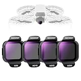 NEEWER NDフィルターセット Flip/Lito X1ドローン対応 ND8+ND16+ND32+ND64 スナップオン式 マルチコートHD光学ガラス 減光 ドローンレンズフィルターアクセサリーキット FL-N34