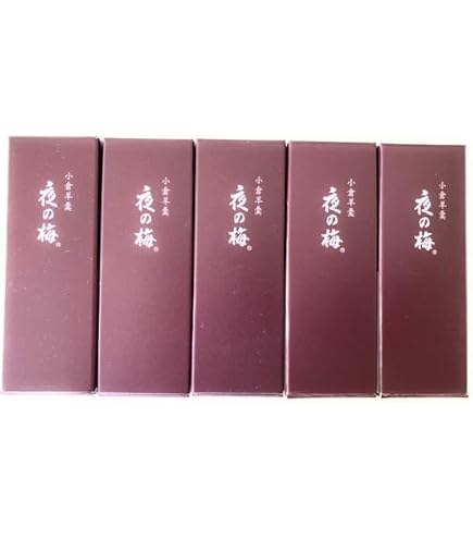 Amazon.co.jp: 【とらや】小形羊羹 夜の梅 (小倉羊羹)紙袋付き大きさ