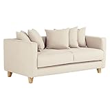 arne ソファー 3人掛け 肘付き カバーリングタイプ ファブリック 布張り Carre 3P クッション5個付 C1419 カレイド生地 ナチュラル