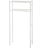 Amazon.co.jp : HEIAN SHINDO スリムランドリーラック 棚2段 ハンガー