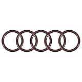 uxcell フッ素ゴム製Oリング 21mm外径 16mm内径 2.5mm幅 メトリックFKMシーリングガスケット 5パック