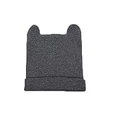 ノーブランド品　bini1　ベビー帽子 (ダークグレー)