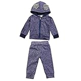 Zhhlinyuan 2 piece ベビー Casual 衣類 Sets,Kids Girls 長袖 Zipper Hoodies Tops+Pants Tracksuits Outfits