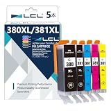 LCL BCI-381XL BCI-380XL 互換インクカートリッジ キヤノン(Canon)対応 381 380 互換インク 5色セット 対応機種：TS8430 TS8330 TS8230 TS8130 TS7430 TS7330 TS6330 TS6230 TS6130 TR9530 TR8630 TR8530 TR7530 大容量 残量表示 個別包装 キャノン互換 インクカートリッジ