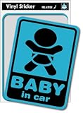 SK-019 Baby in car-blue ベビーインカー 出産祝いや車に