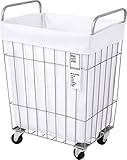 BRID laundry SQUARE BASKET WITH CASTER [ホワイト / 45L キャスター付き] ランドリー スクエア バスケット