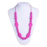 DOMIRE NK-DM002 Silicone Baby Teething Necklace for Mom to Wear - BPA Free and FDA Approved - Nursin
