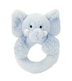 Jellycat（ジェリーキャット）バシュフル　ガラガラ  ゾウ 高さ12cm ブルー