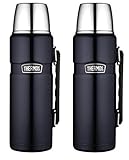 Thermos Stainless King 40-Ounce Beverage Bottle, Midnight Blue (Midnight Blue, 2) [並行輸入品]
