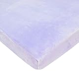 American Baby Company Heavenly Soft Chenille Fitted Cradle Sheet, Lavender by American Baby Company