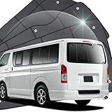 atmys プライバシー サンシェード 車 ハイエース 200系 標準 6型 7型 8型 リア 専用 カーテン 車中泊 グッズ 対応 『01s-a052-re』