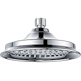 Dawn HSS0560100-7 Single Function 7' Round Rain Showerhead, Chrome [並行輸入品]
