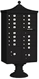 Salsbury Industries 3316r-blk-u Regency Decorative CBU CBU、台座付き、CBU Top and台座カバー、16 Aサイズドア、タイプIII、US