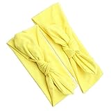 Seliyi　2点セット ママ　ベビー　親子　蝶結び　ウサギの耳　ヘアバンド　ラップ　ヘッドバンド　髪留め ヘッドスカーフ