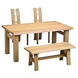 ダイニング テーブル セット 4点 大型 150 ベンチタイプ 4人掛け　EVERY-type1