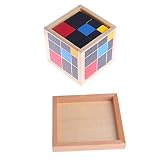 Thobu 早期教育玩具 モンテッソーリ 木製 幼児用三ノミカルキューブ