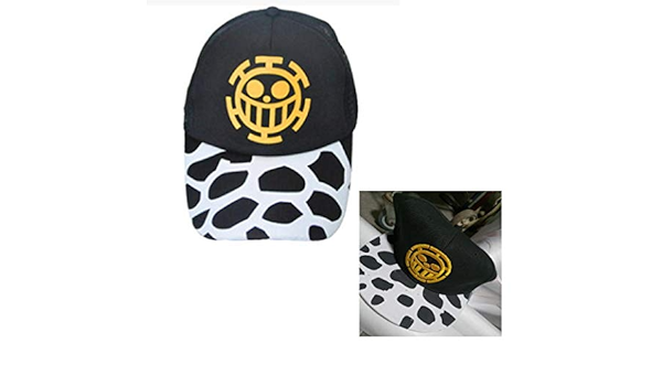 Amazon Co Jp 帽子onepiece ワンピース トラファルガーロー 鍔牛柄 海賊旗 ベポ キャップ ぼうし 野球 黒 服 ファッション小物