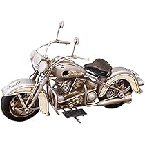 Amazon.co.jp: ブリキバイク ミニチュア (シルバーフォックス