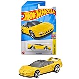ホットウィール(Hot Wheels) ベーシックカー '90 アキュラ NSX 乗り物おもちゃ ミニカー 3歳から イエロー HXR11