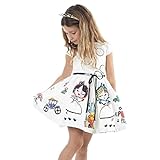 Karchi 可愛い 花柄Tシャツ+チュチュスカート　ドレス　セット　衣装　幼児　子供　女の子　かわいい　綿　服　Tシャツトップ　パンツ　上下セット　衣装　贈り物　 (100)