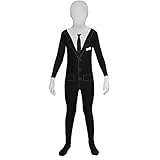Slender Man Kids Morphsuit Costume - size Medium 3'11-4'5 (119cm-136cm)(並行輸入商品) [並行輸入品]