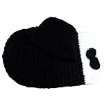 【ノーブランド品】赤ちゃん　出産お祝い　ベビーシャワー　記念日　写真撮影　道具　かぎ針　編み　ニット　衣装　帽子　 スリーパー