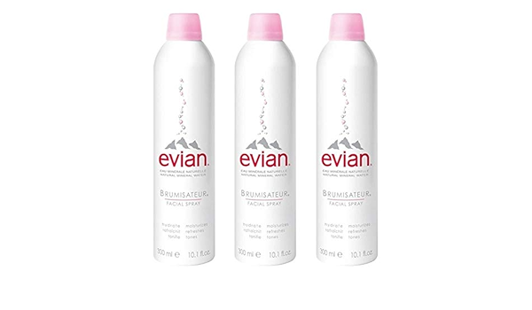 Amazon エビアン フェイシャルスプレー ブルミザトワール 300ml 3本 Evian エビアン ドラッグストア